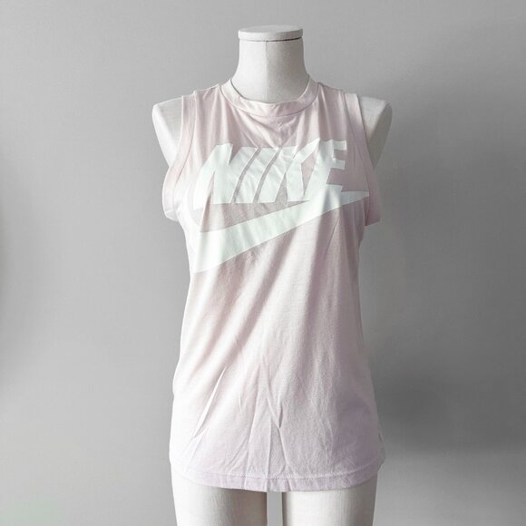 Nike Muscle Tank Top Light Pink Womens Size XS Sleeveless Tee - Picture 1 of 7